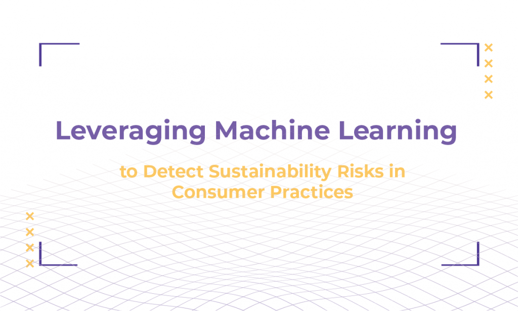 Use machine learning to detect sustainability risks
